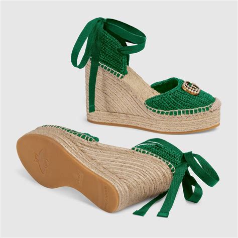 scarpa gucci delon ns elastico|Women's Gucci Designer Espadrilles .